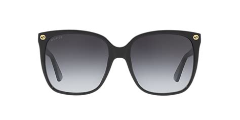 gucci gg0022s sunglass hut|57mm gradient square sunglasses gucci.